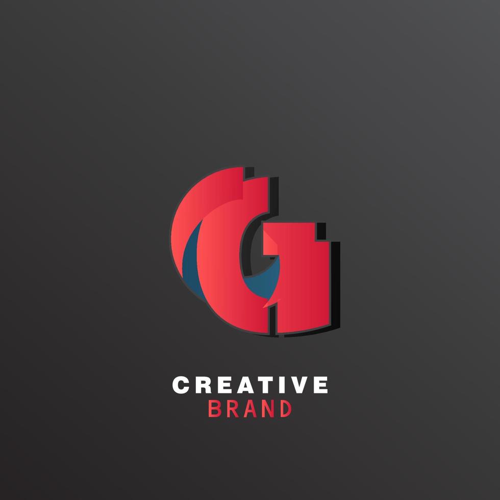 Initial Letter G Logo vector