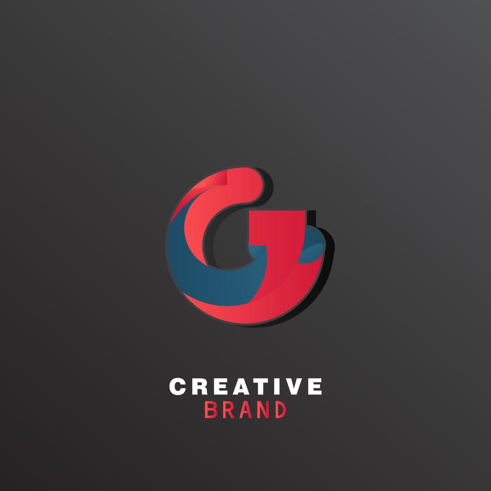 Initial Letter G Logo vector