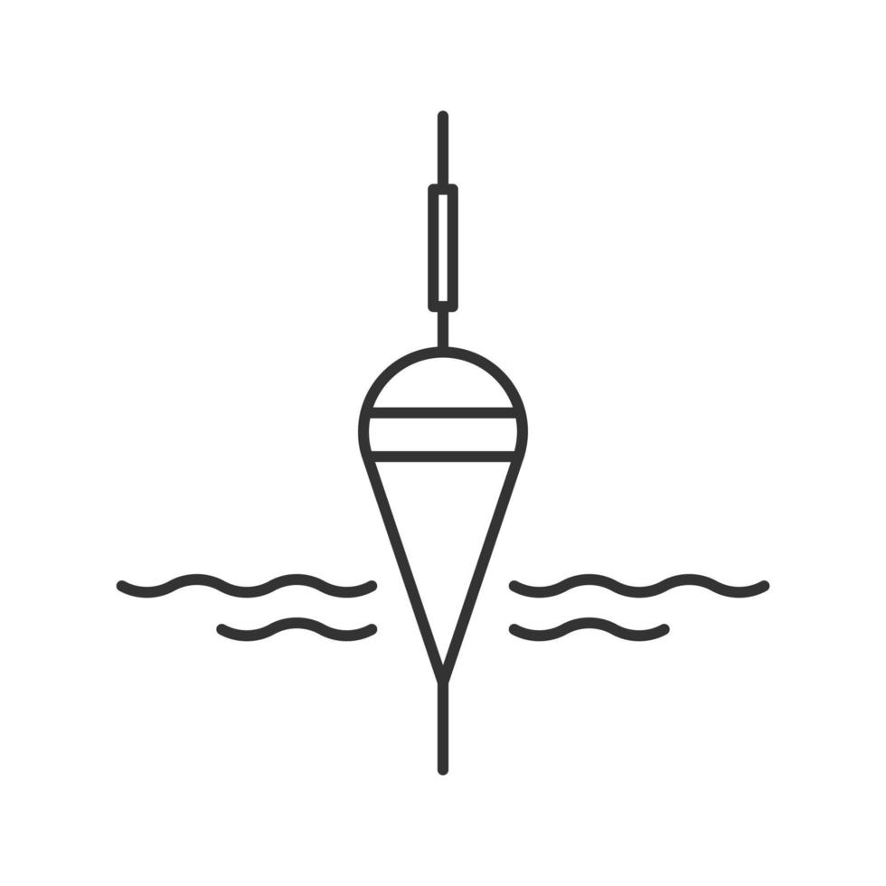 Fishing float linear icon. Thin line illustration. Bobber. Angling  equipment. Contour symbol. Vector isolated outline drawing 7317736 Vector  Art at Vecteezy