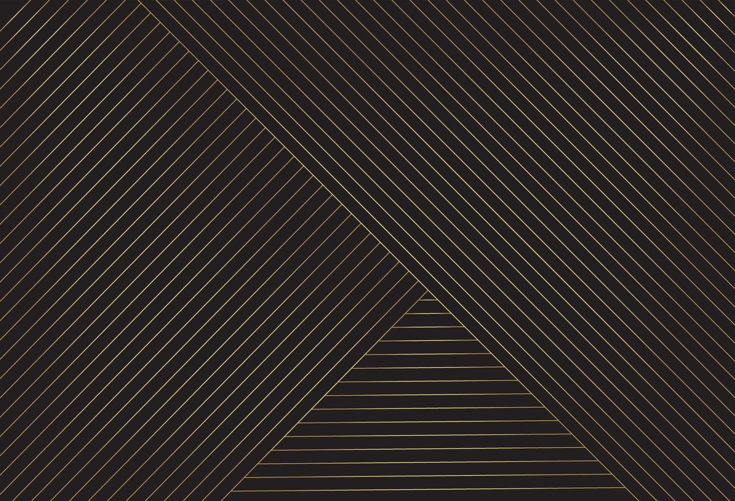 Golden wave line background vector