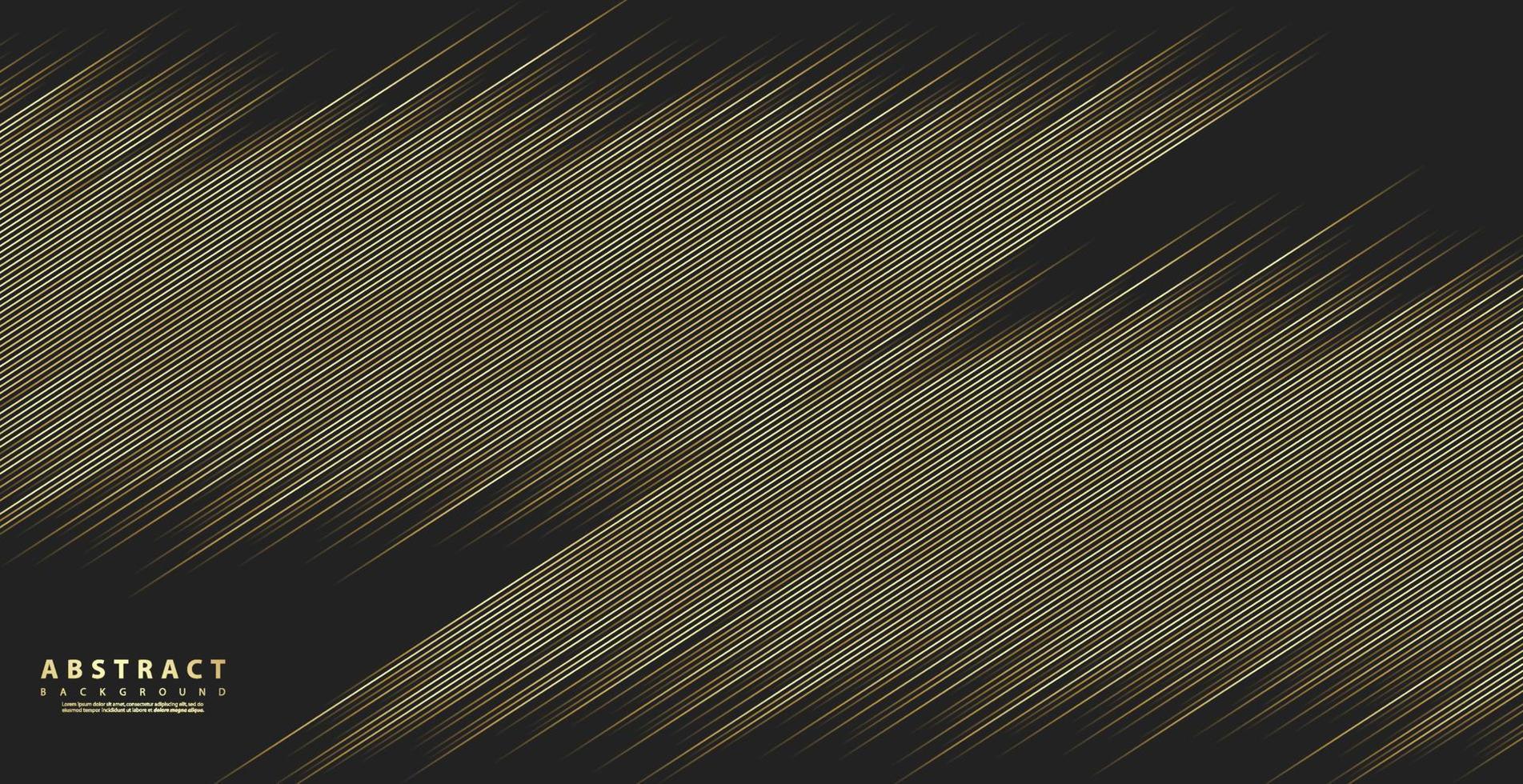 Golden wave line background vector