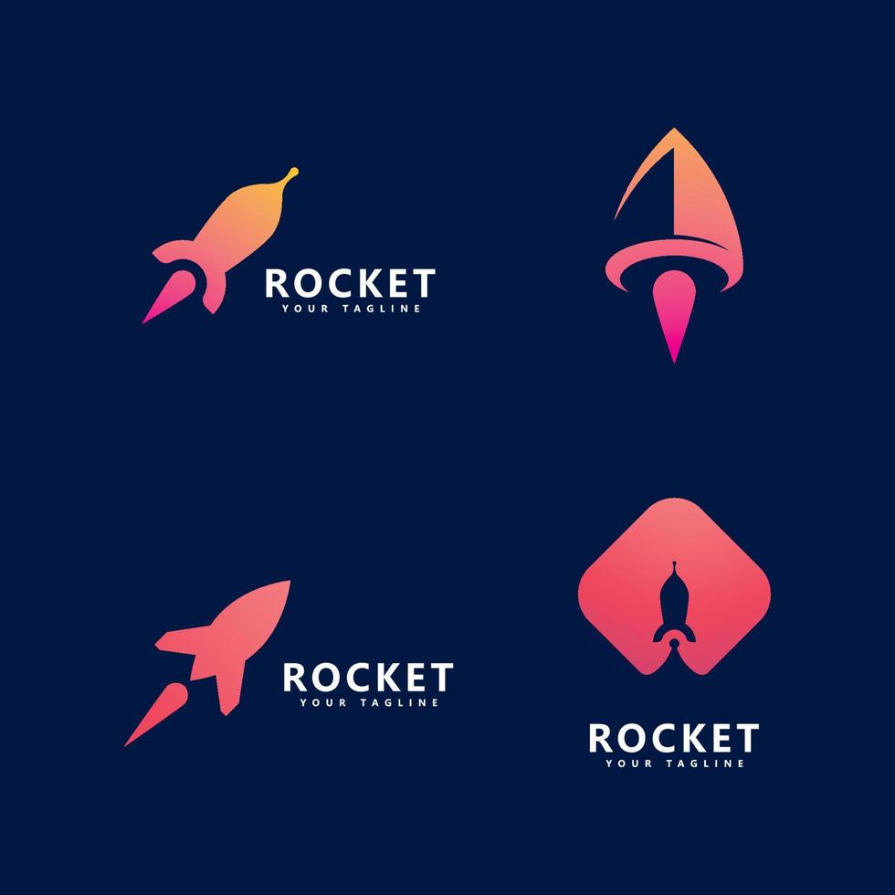 Rocket Logo icon Vector design Template