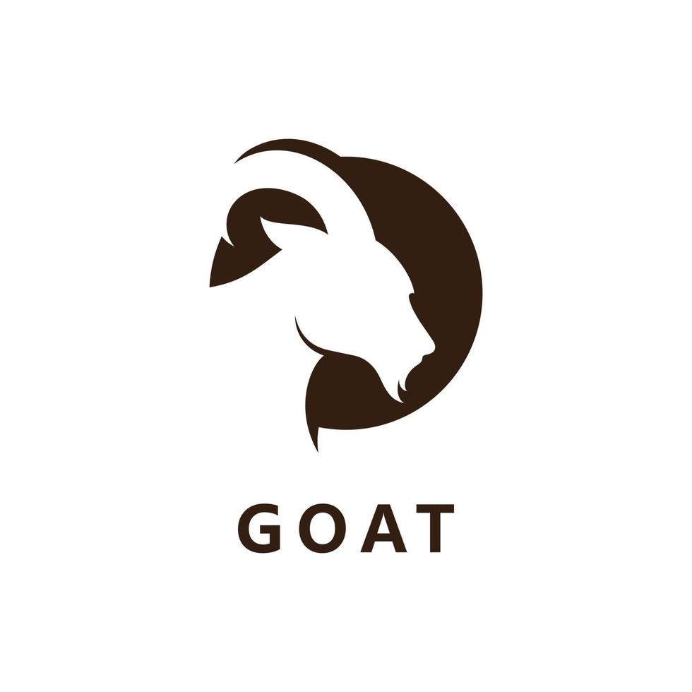 Goat logo icon vector template