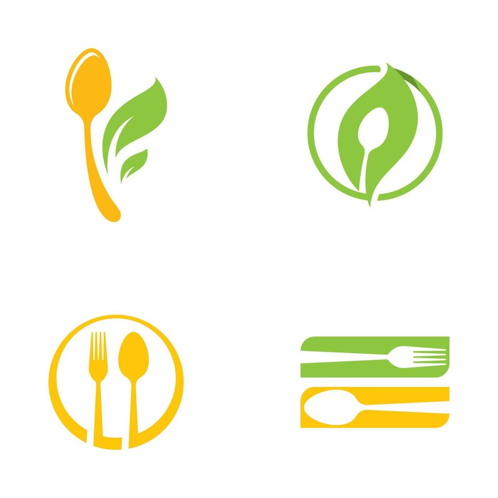 plantilla de vector de logotipo de restaurante