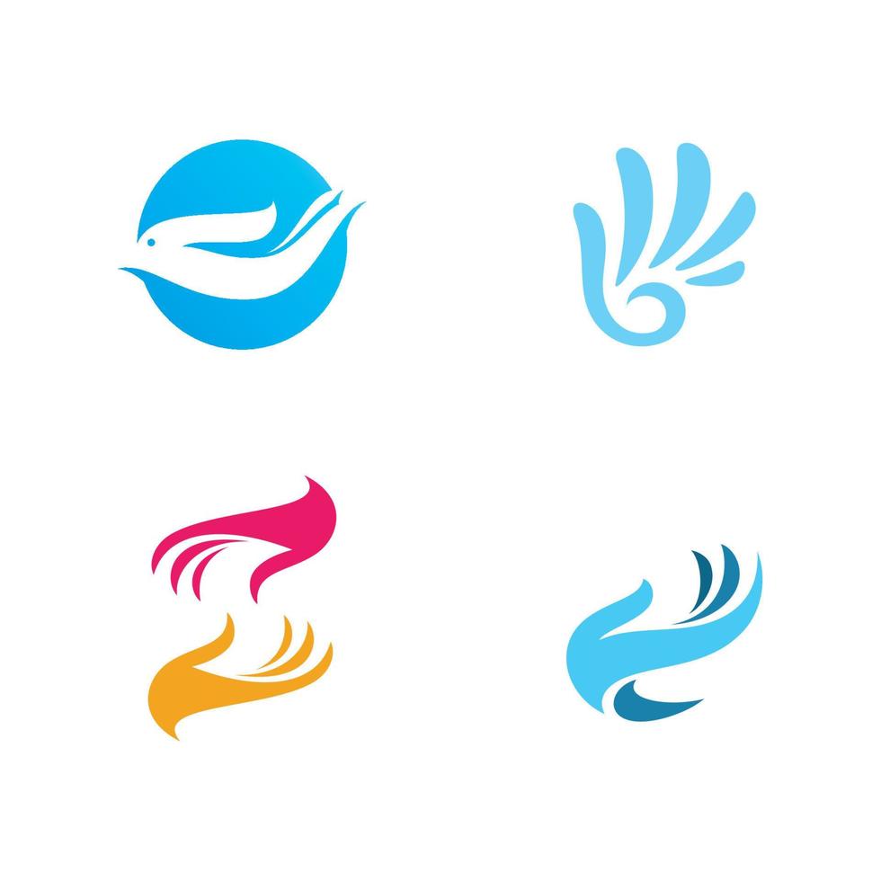 diseño de vector de plantilla de logotipo de cuidado de manos