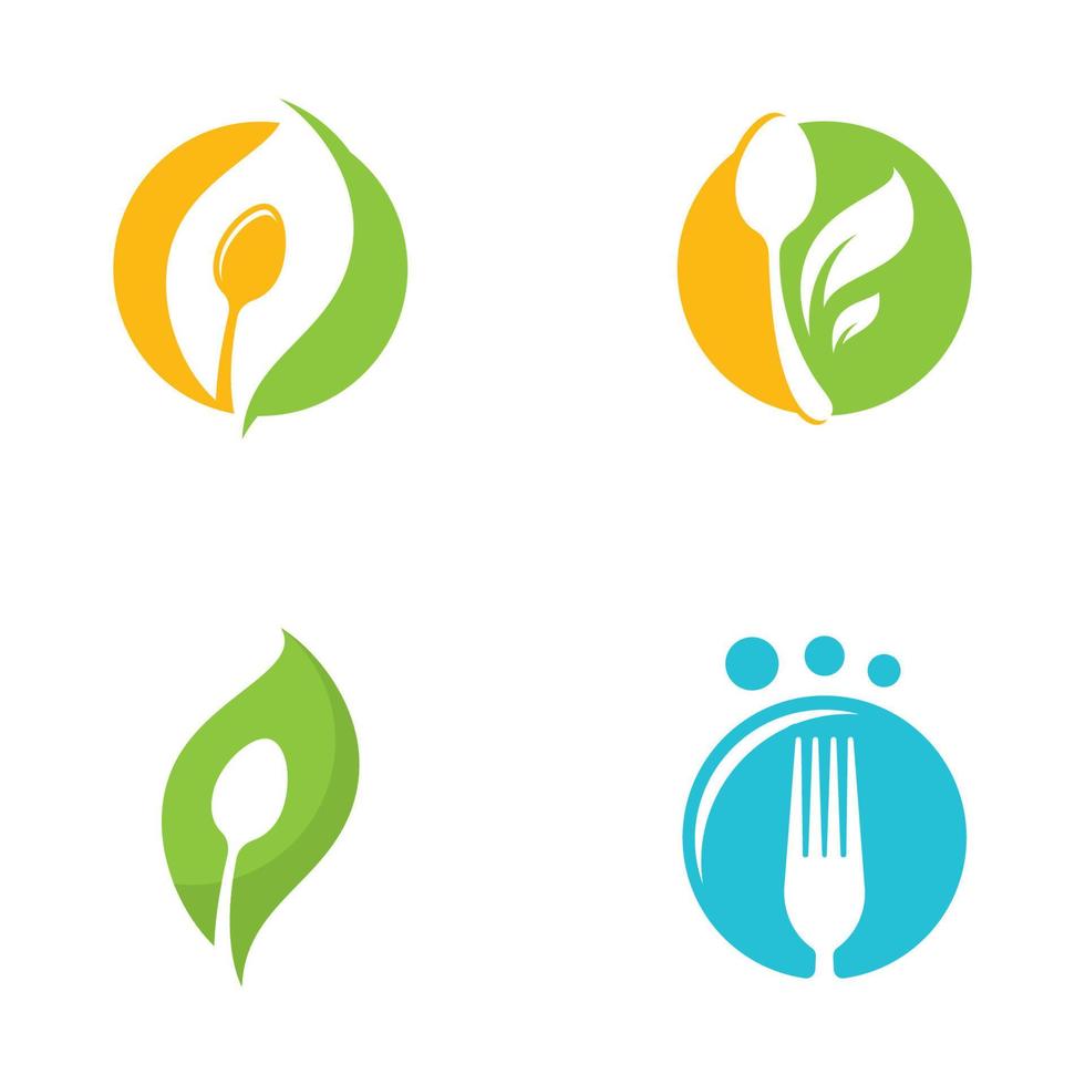 plantilla de vector de logotipo de restaurante