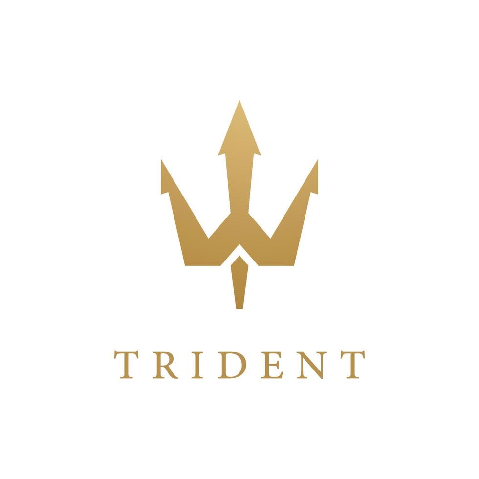 Trident Logo Template vector icon