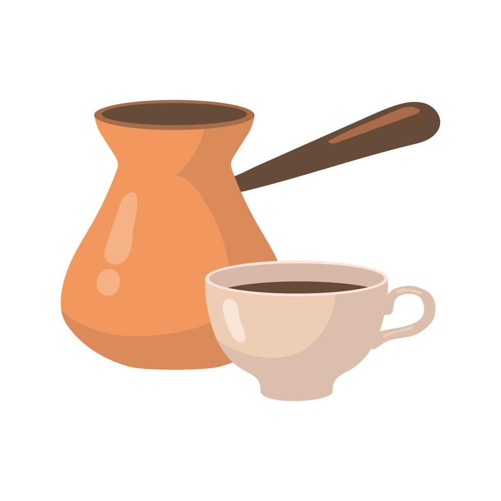 Warm Healthy Coffe vector