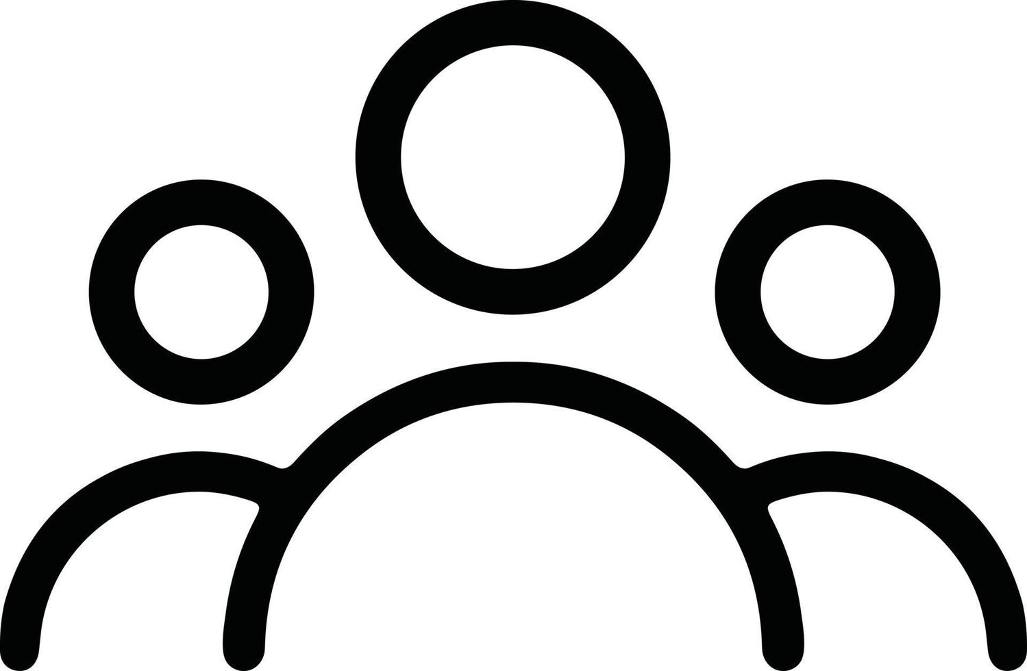 group user profile icon vector