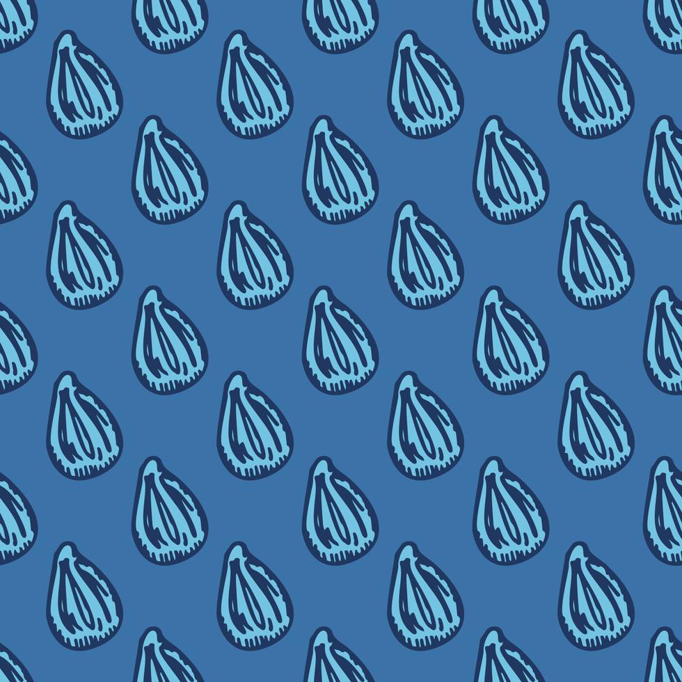 Seamless pattern engraved seeds. Vintage background plants kernels in hand drawn style. Botanical sketch. vector
