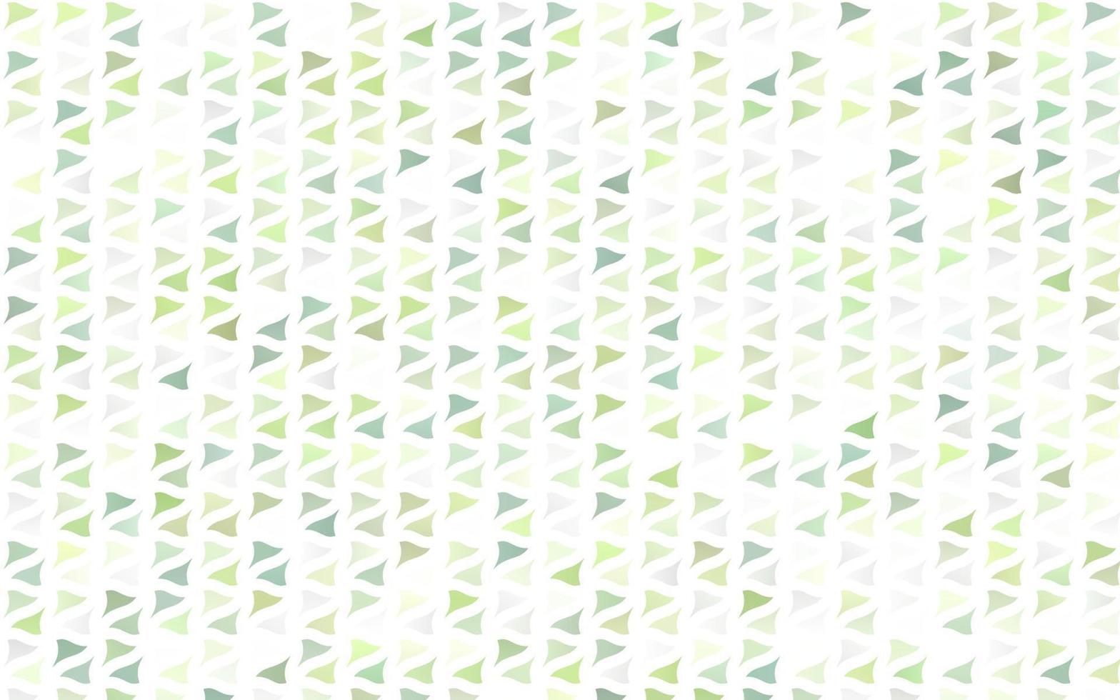 Light Green vector template with crystals, triangles.
