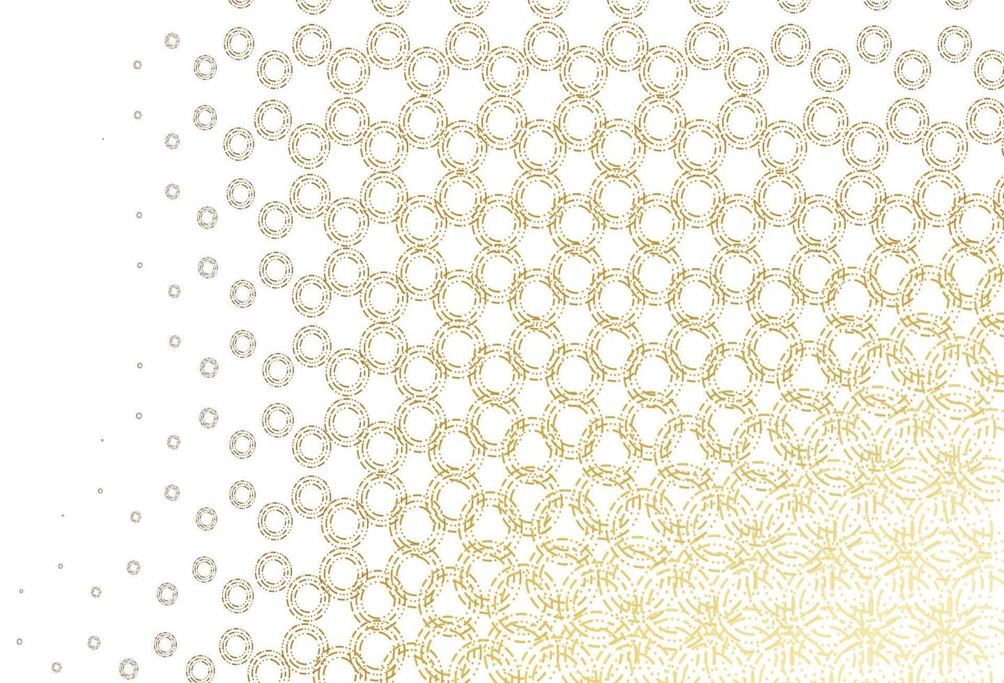 Light yellow, orange vector template with circles.