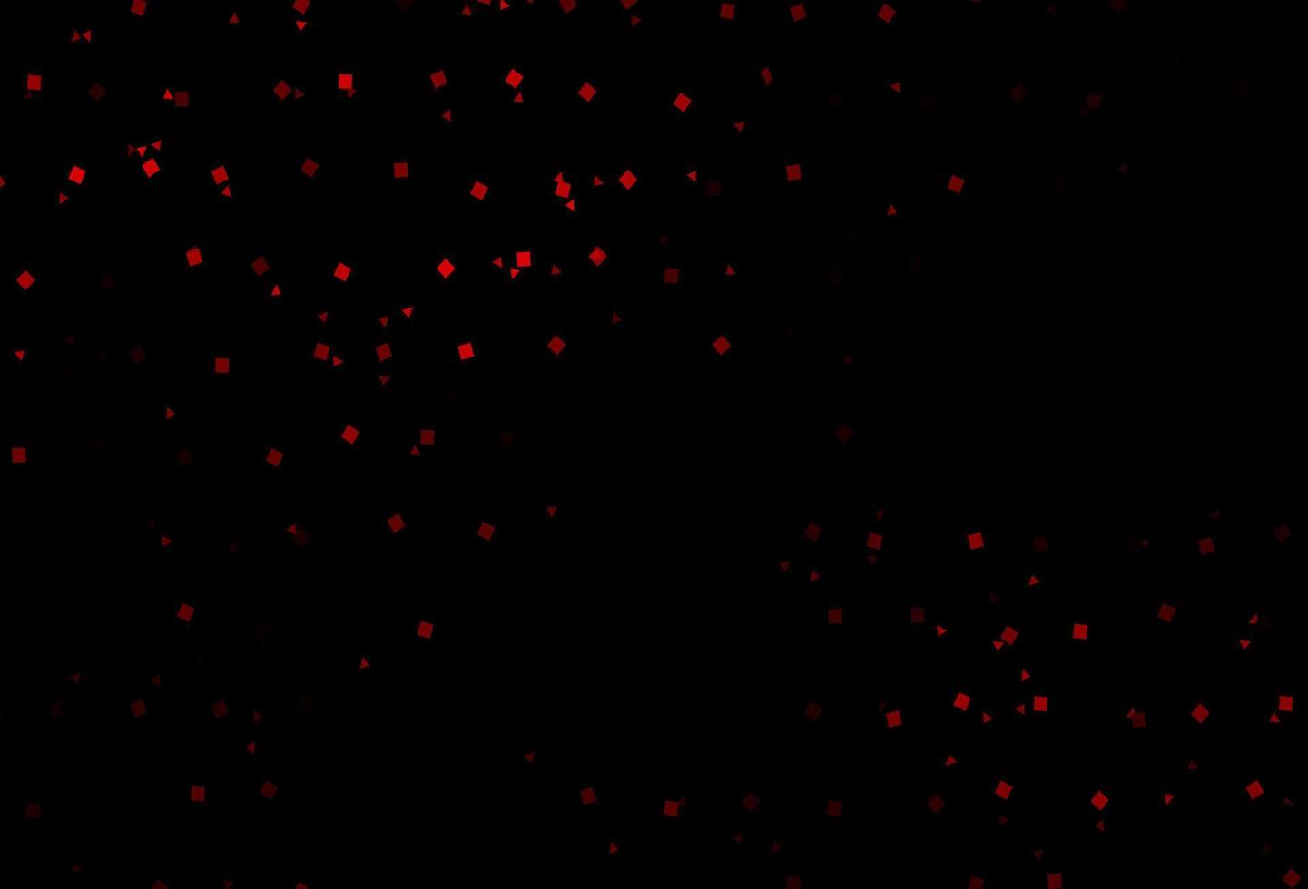 Dark Red vector texture in poly style with circles, cubes.