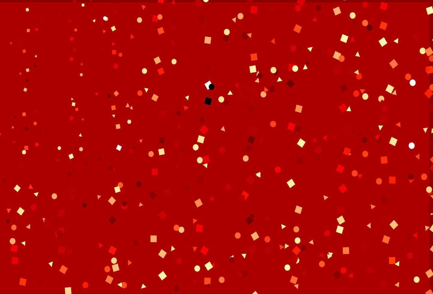 Light Red vector background with triangles, circles, cubes.
