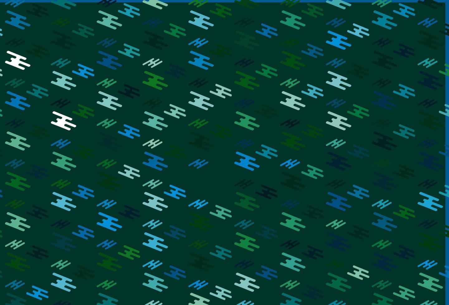 Light Blue, Green vector template with repeated sticks.