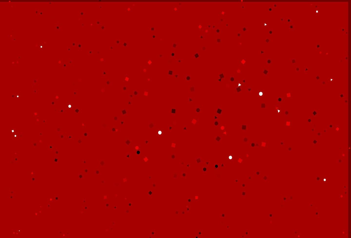 Light Red vector backdrop with lines, circles, rhombus.