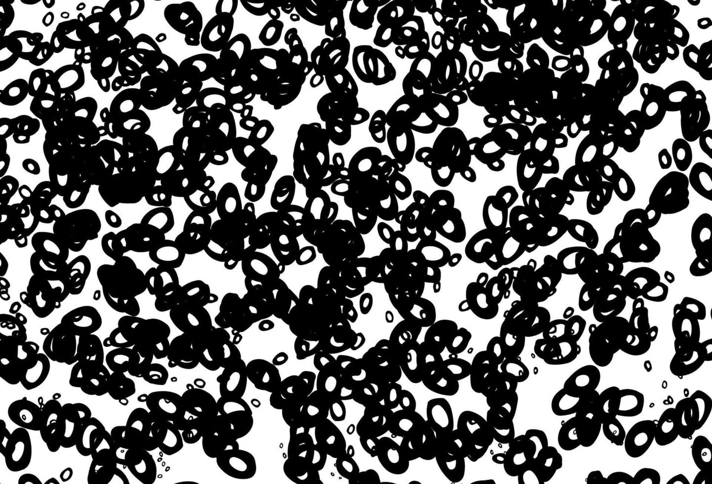 Black and white vector texture with disks.
