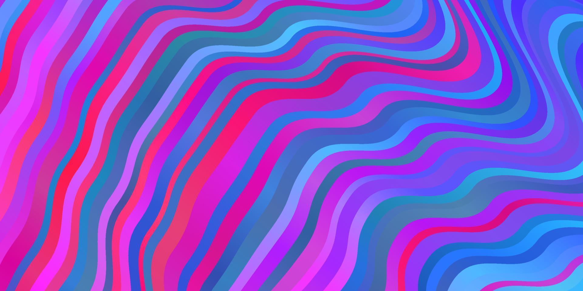 Fondo de vector de color rosa claro, azul con arco circular.