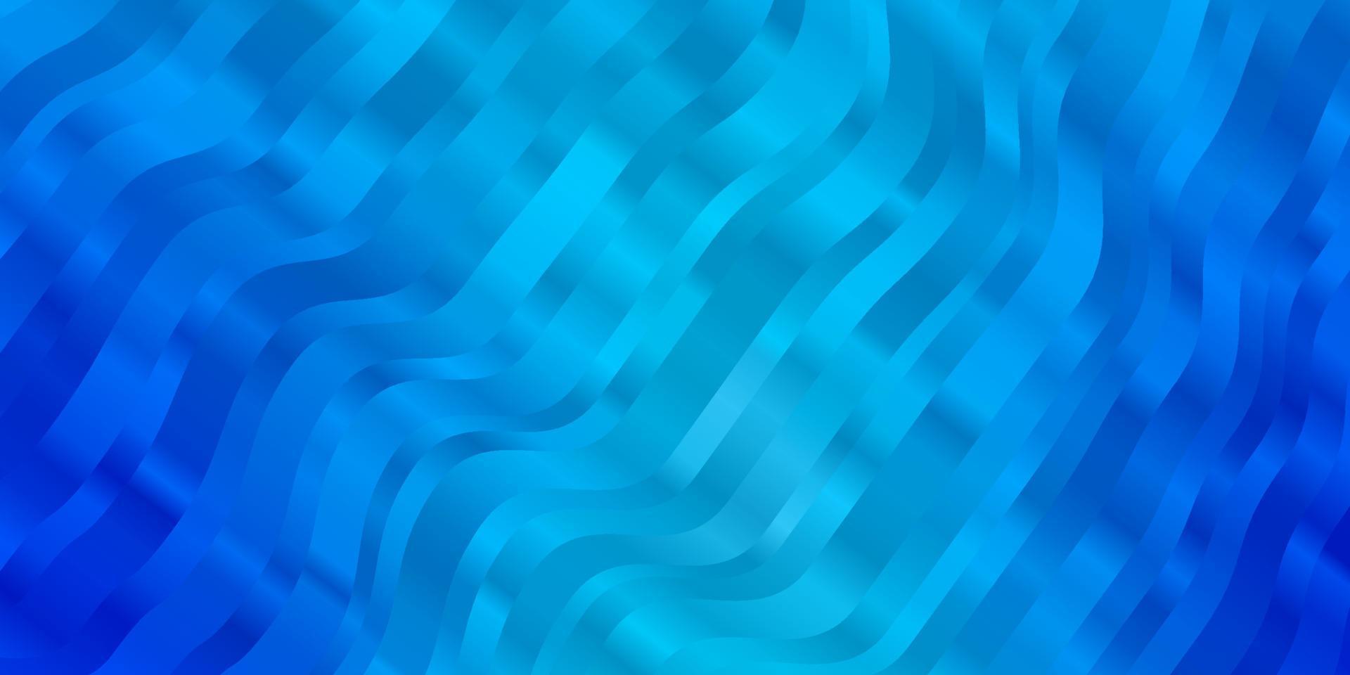 Light BLUE vector background with bent lines.