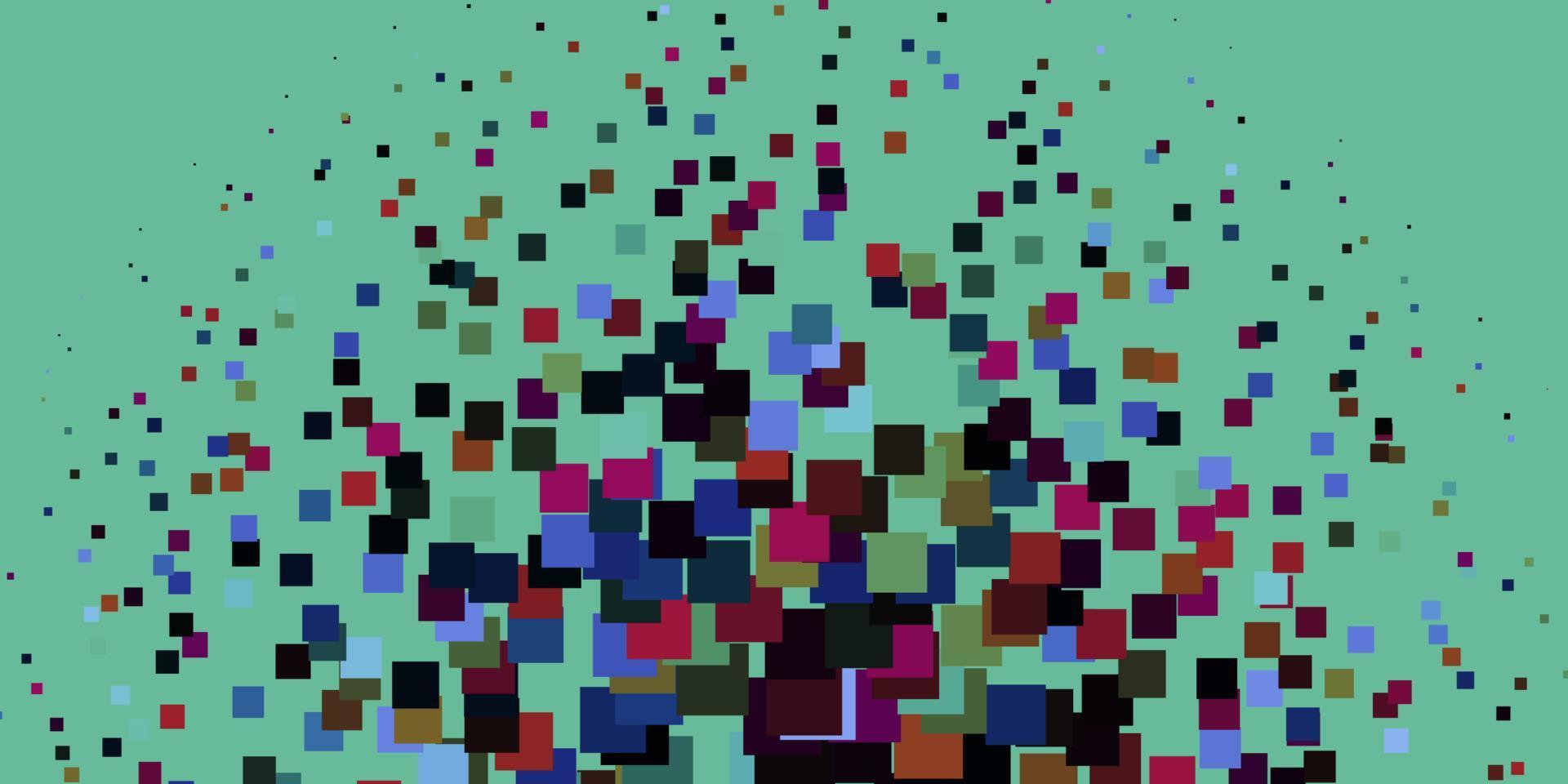 Light Multicolor vector backdrop with rectangles.