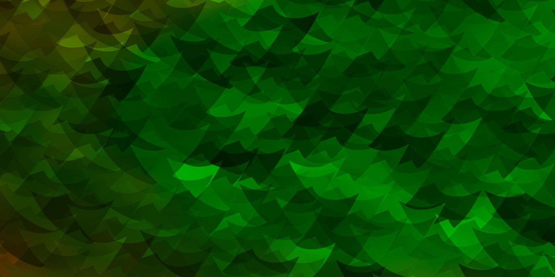 Dark Multicolor vector background with triangles.