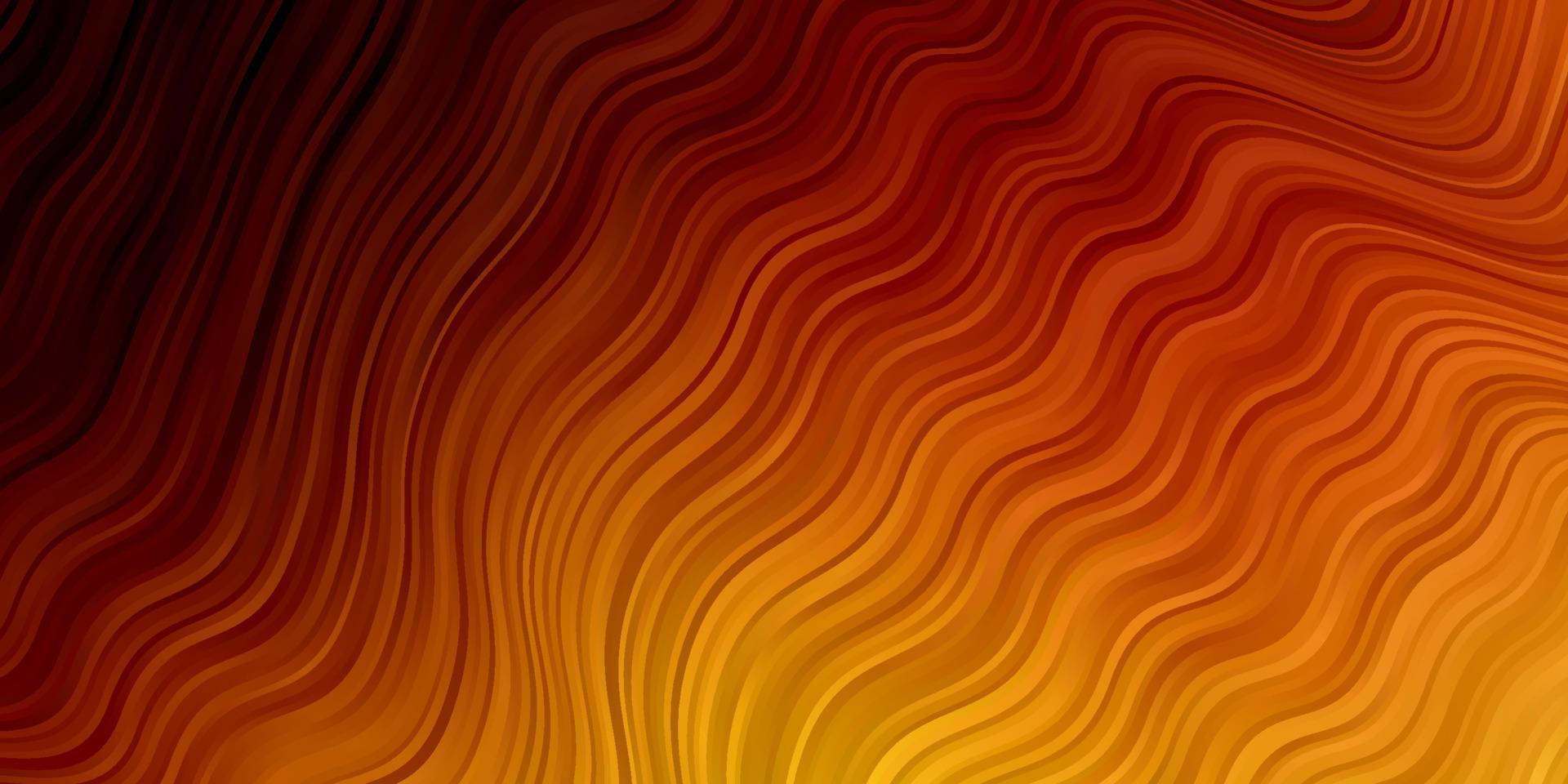 Light Orange vector pattern with lines.