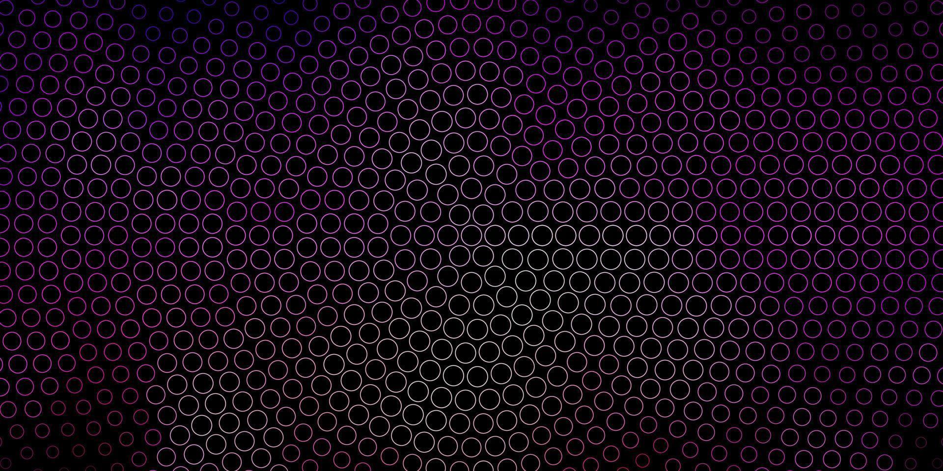 Dark Purple, Pink vector backdrop with dots.