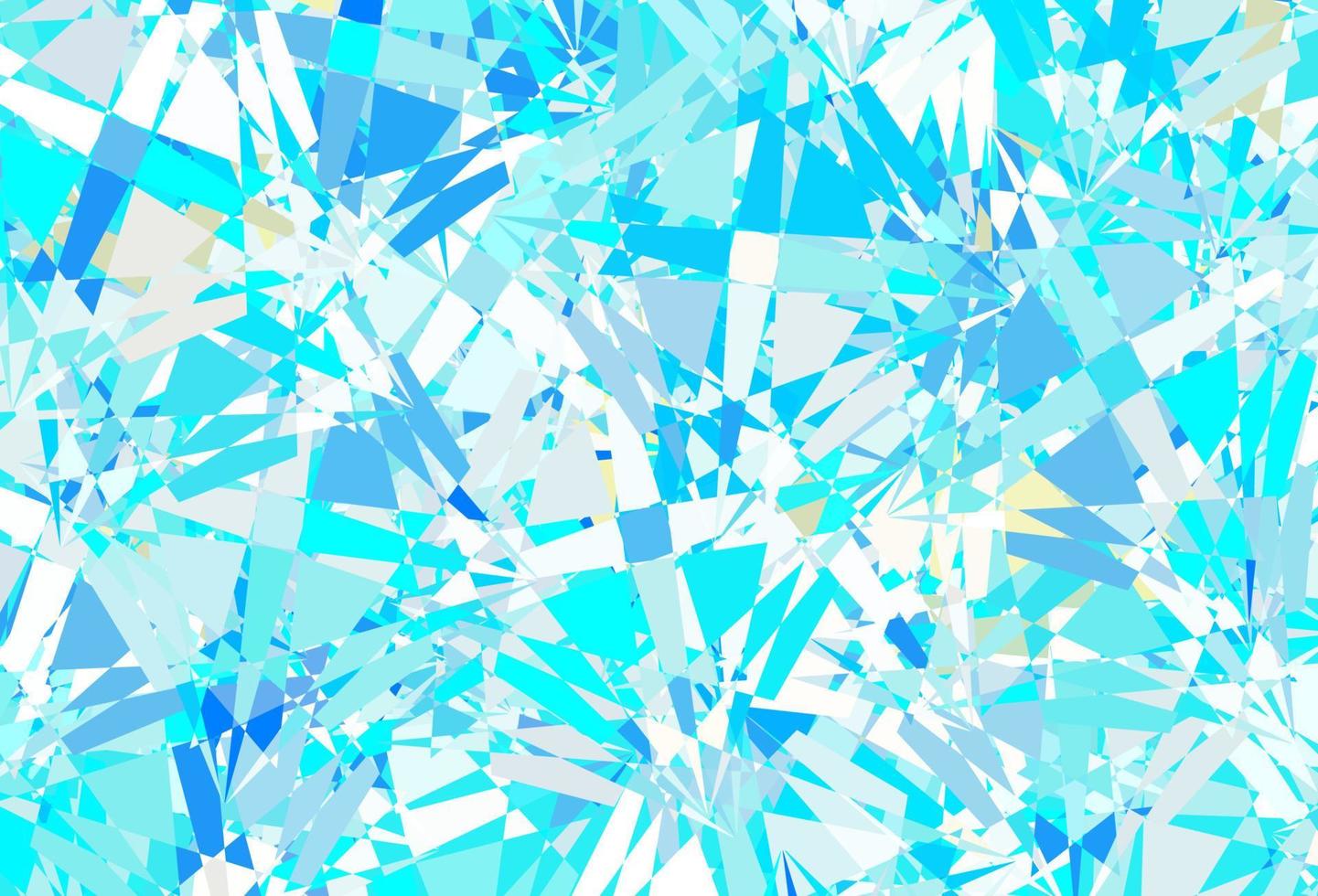 Light Blue, Yellow vector layout with triangle forms.