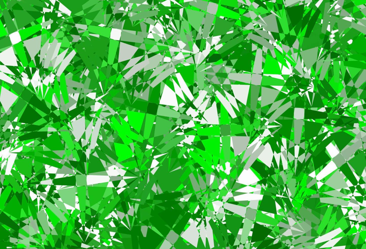 Dark Green vector pattern with polygonal shapes.