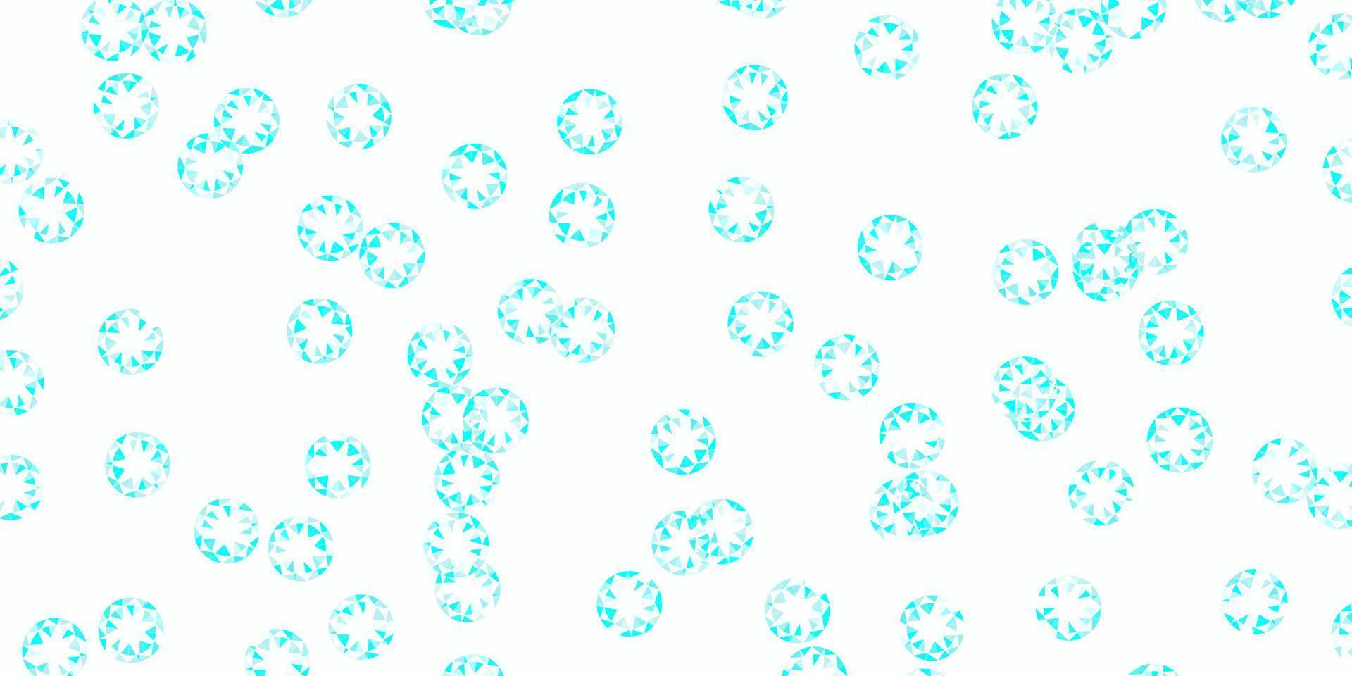 Light green vector background with spots.