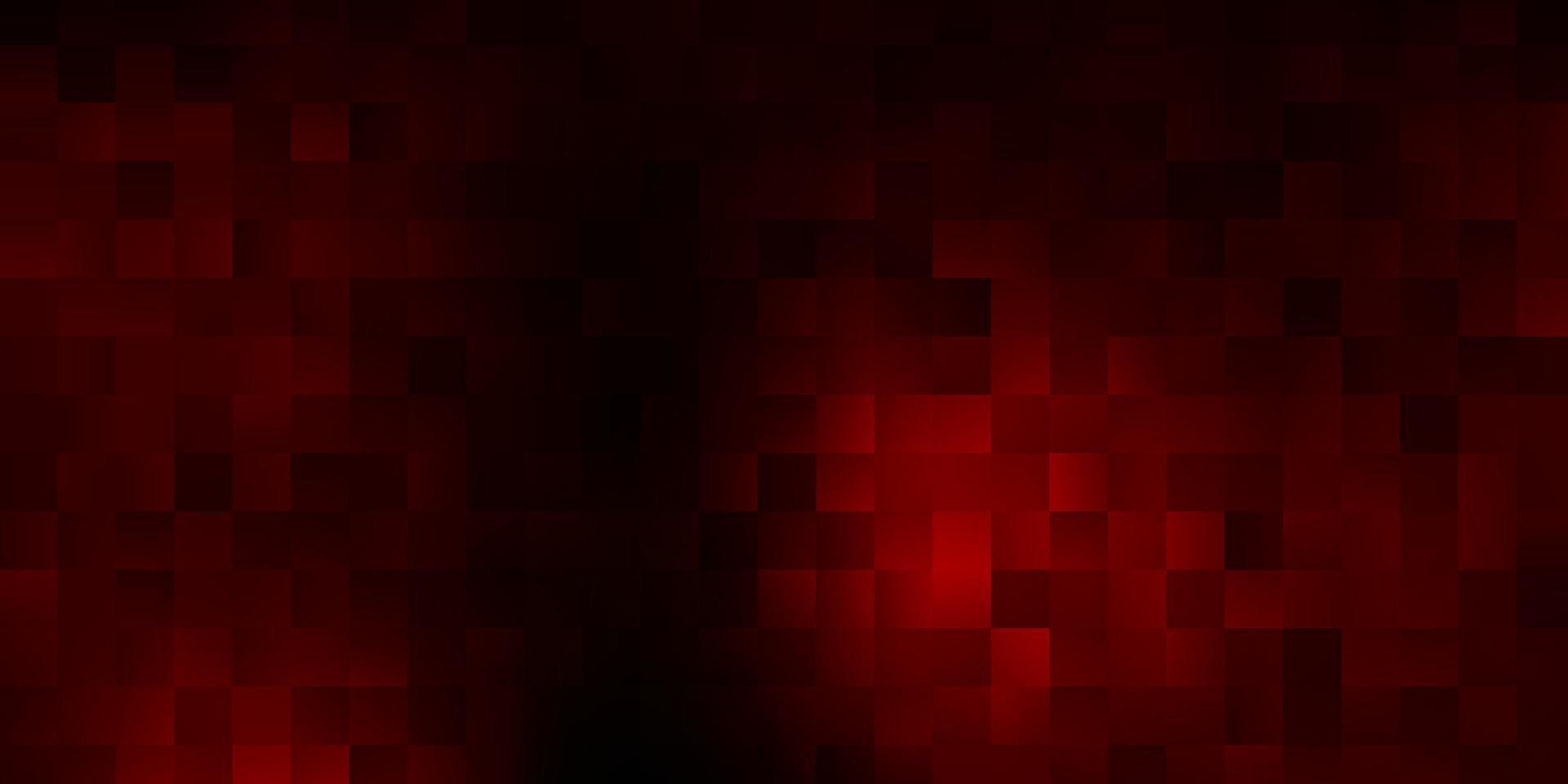 Dark green, red vector background with rectangles.