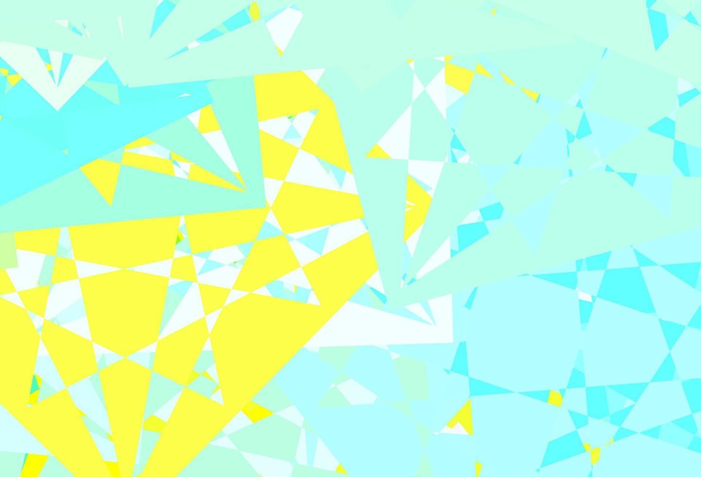 Light Multicolor vector background with polygonal forms.