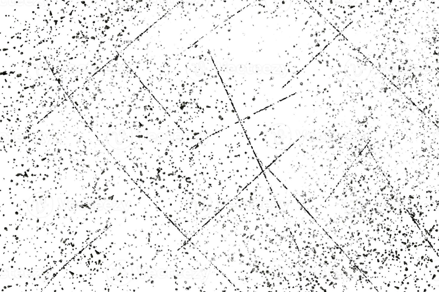Grunge Black And White Urban. Dark Messy Dust Overlay Distress Background. Easy To Create Abstract Dotted, Scratched, Vintage Effect With Noise And Grain photo