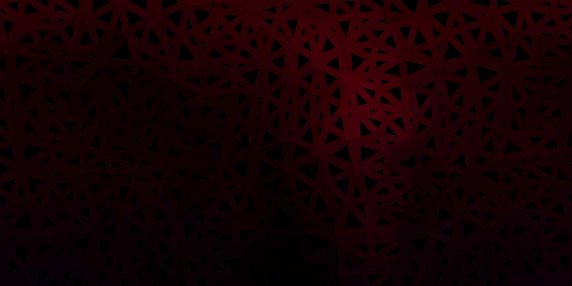 Dark pink vector abstract triangle texture.