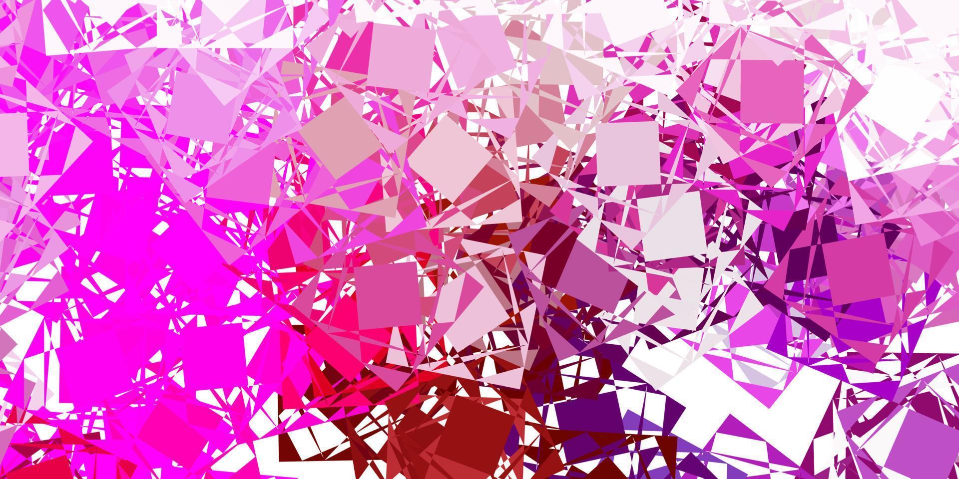 Light pink vector background with polygonal forms.