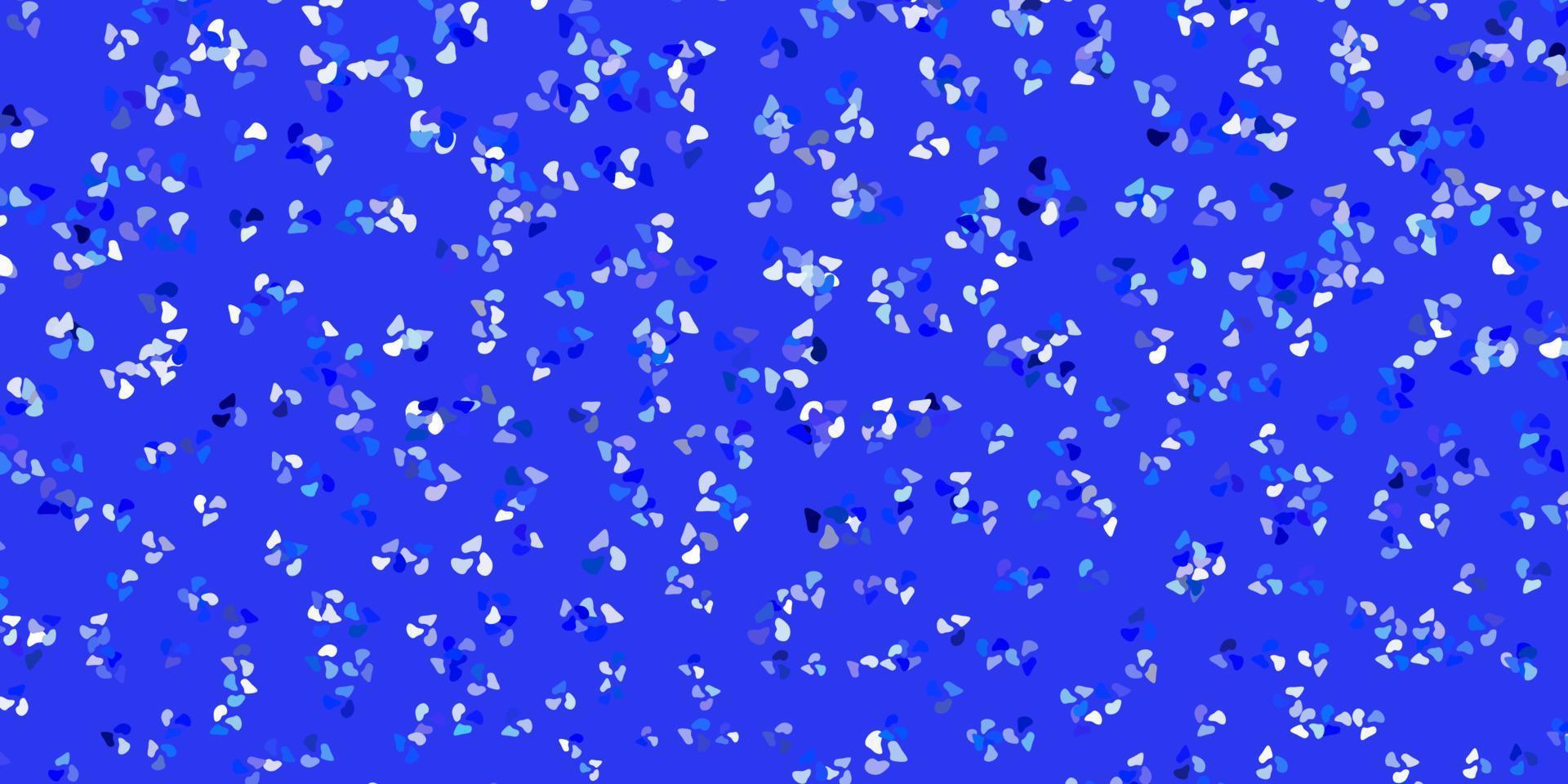 Light pink, blue vector template with abstract forms.