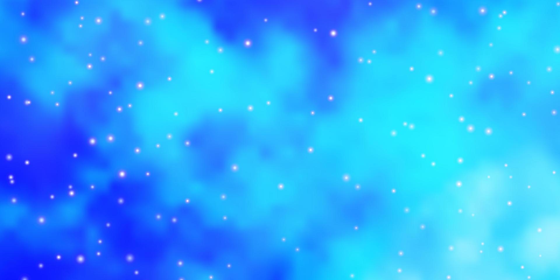 textura de vector azul claro con hermosas estrellas.