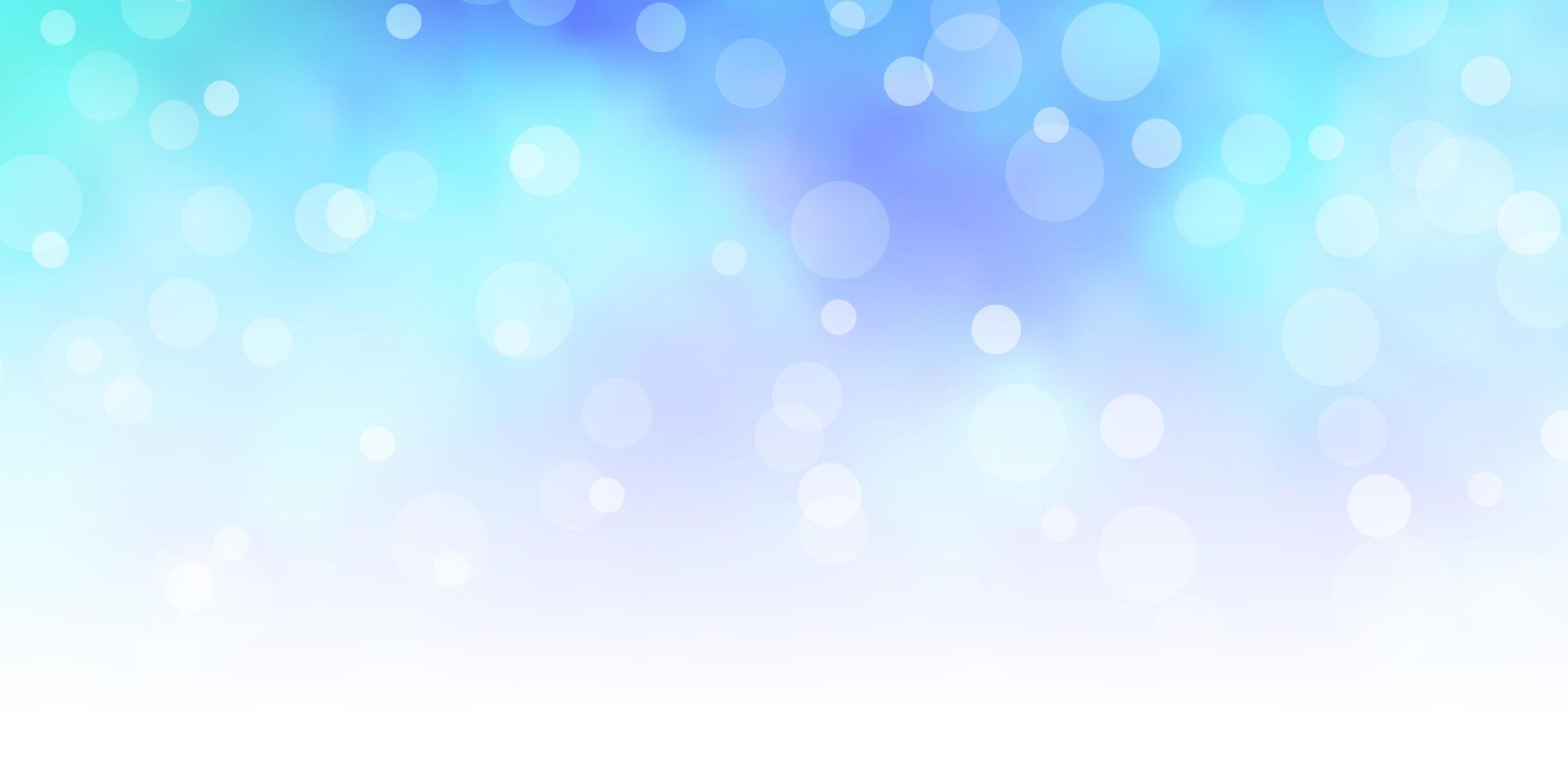 Light Blue, Green vector background with circles.