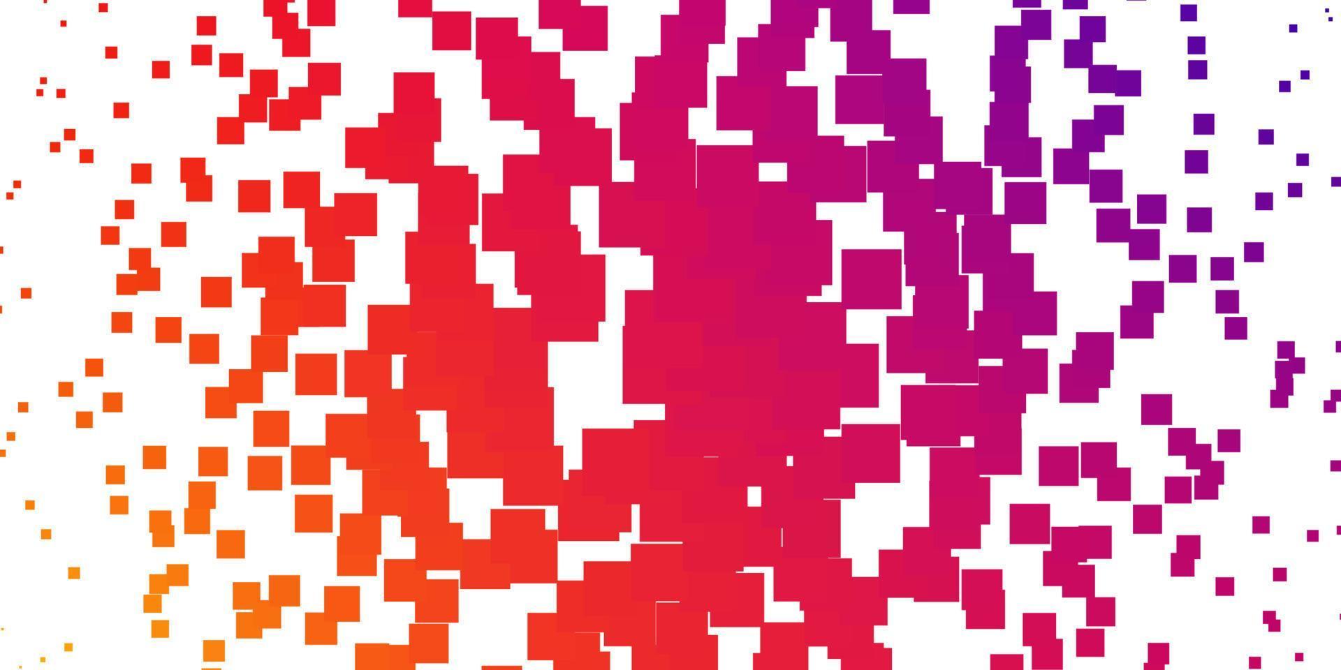 Light Pink, Yellow vector backdrop with rectangles.
