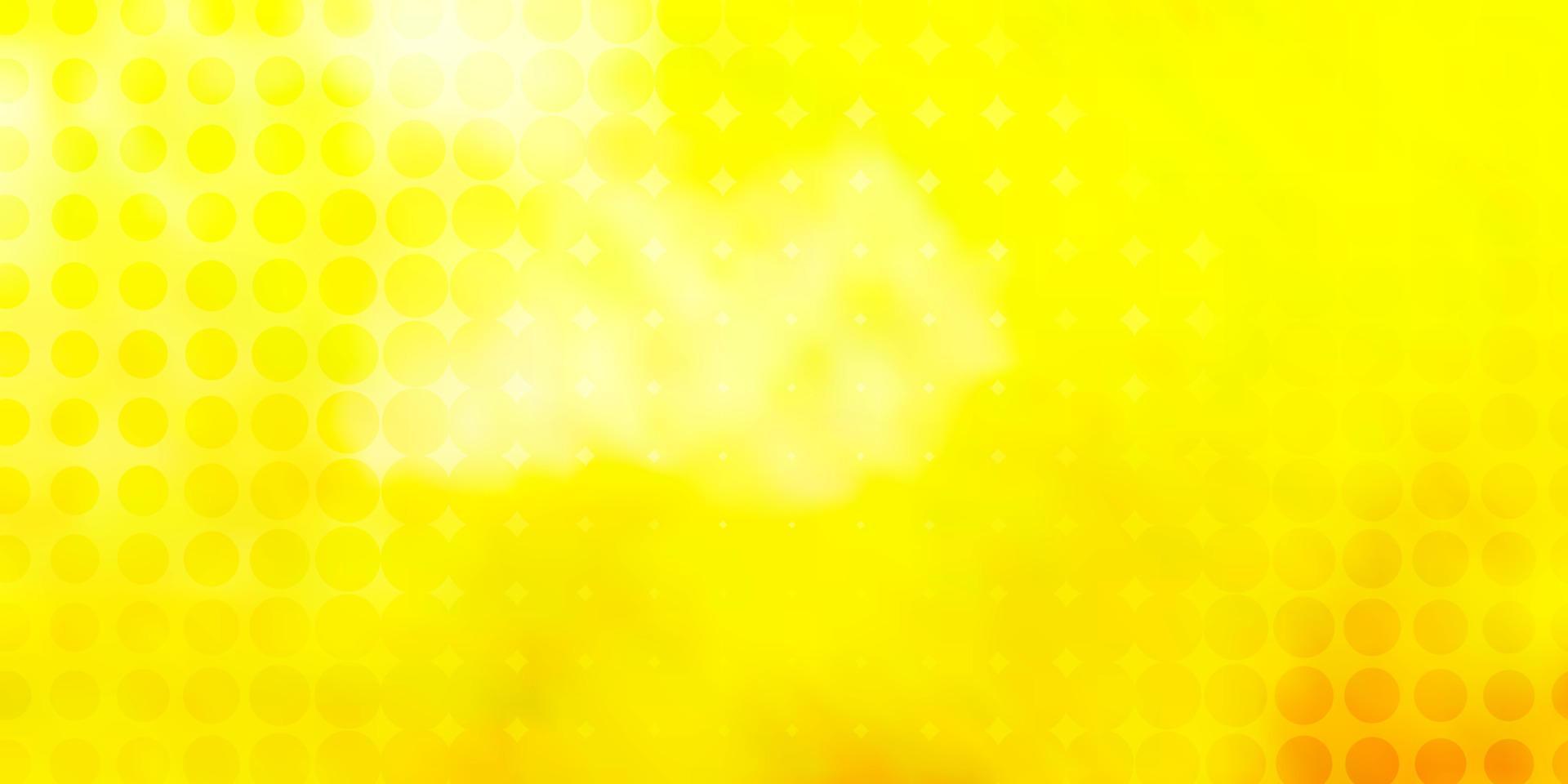 Light Yellow vector layout with circles.