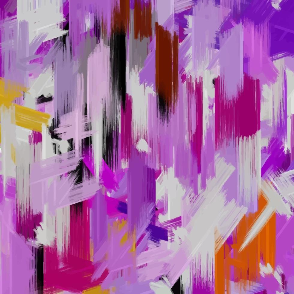 Abstract Messy Pink Graffiti Brush Strokes vector