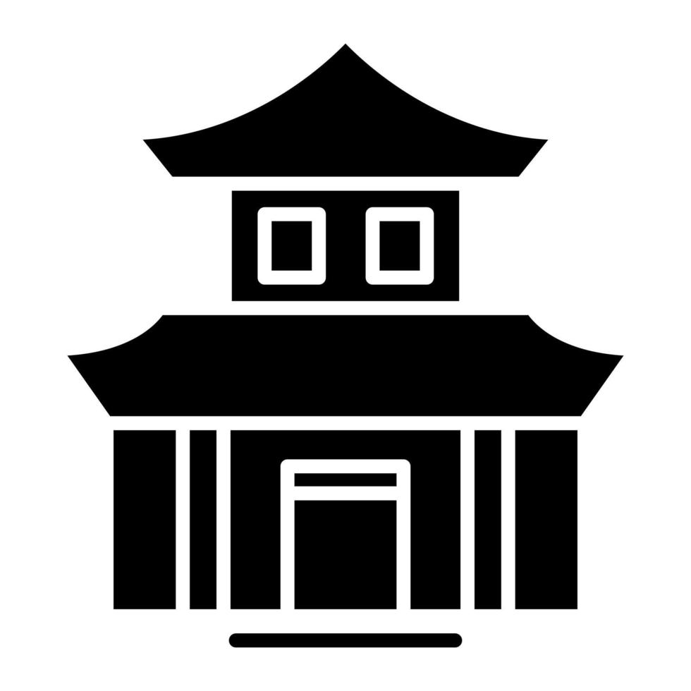 Seoul Glyph Icon vector