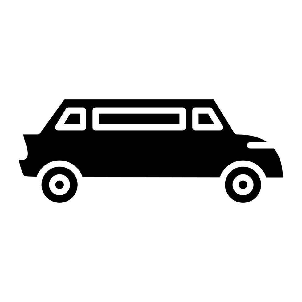 Limousine Line Icon vector