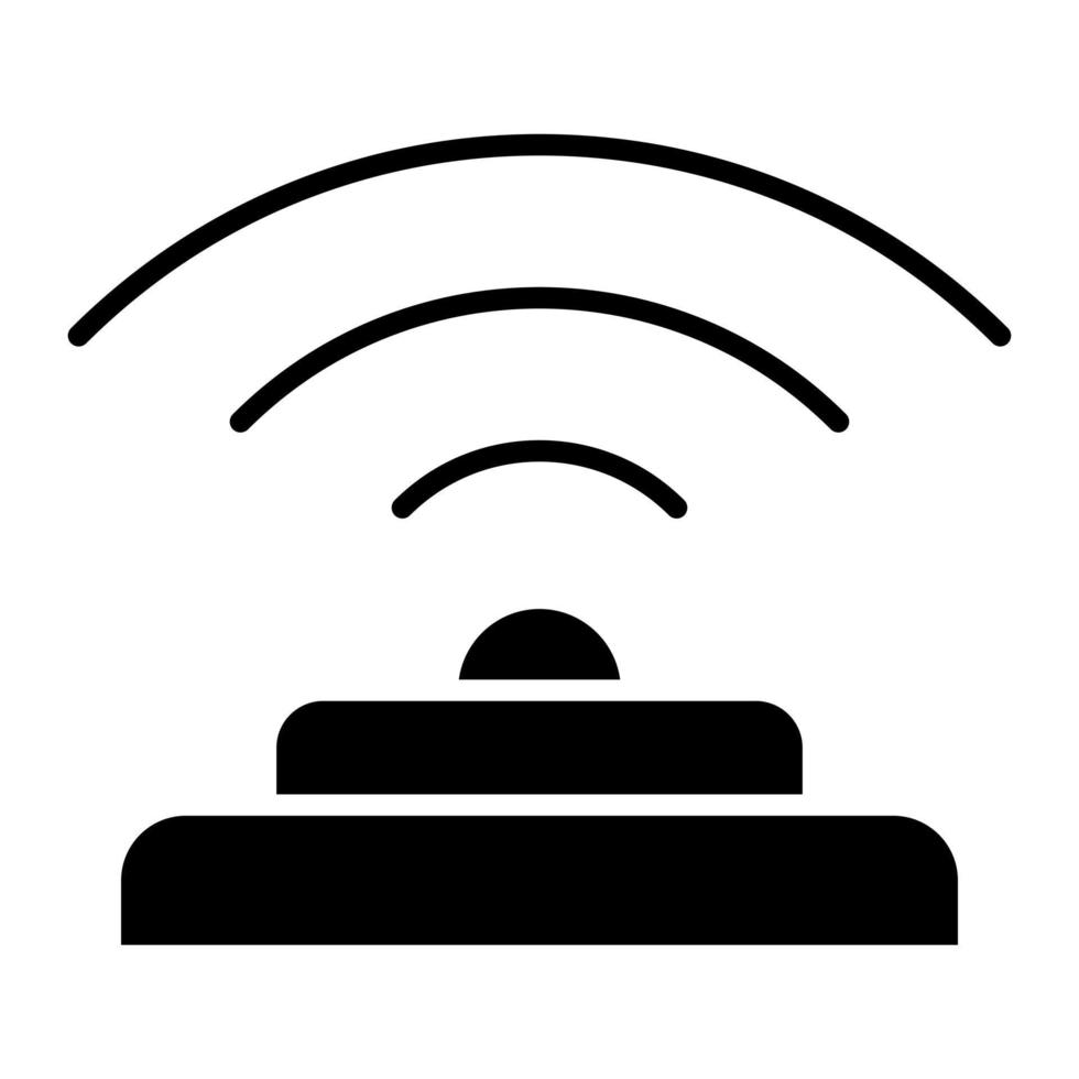Infrared Sensor Line Icon vector