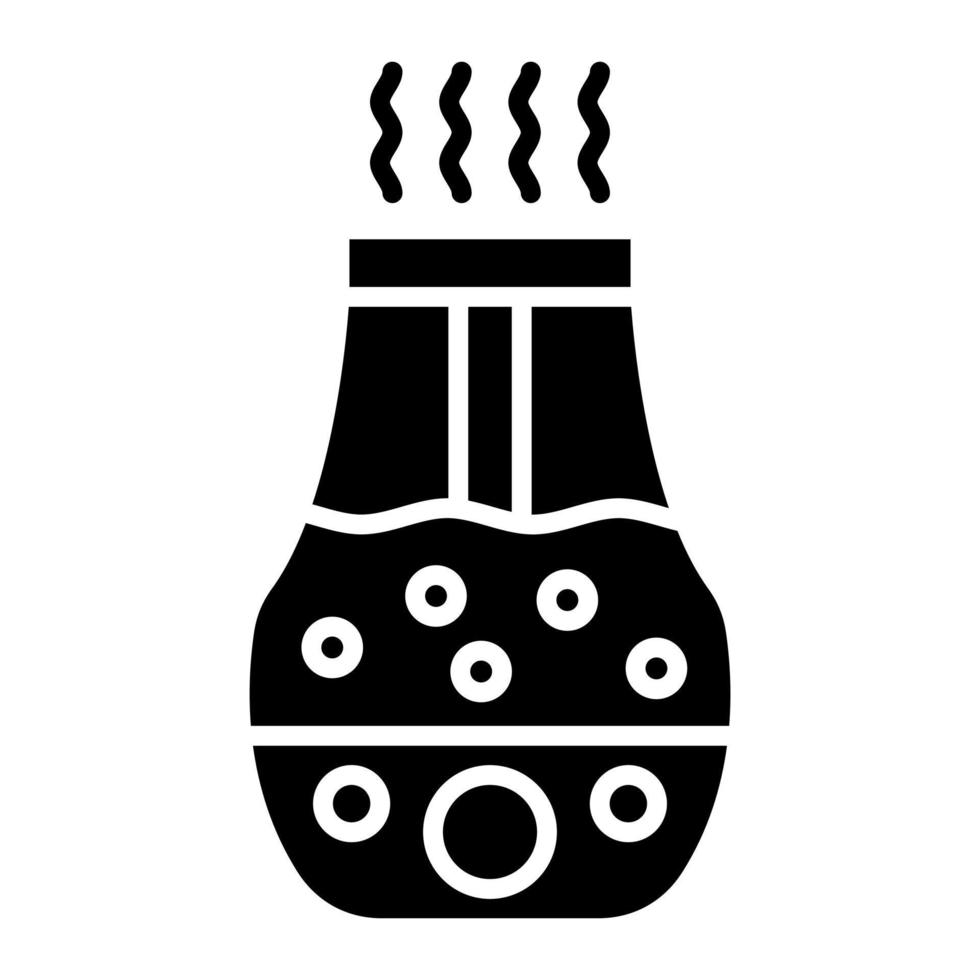 icono de línea de humidificador vector