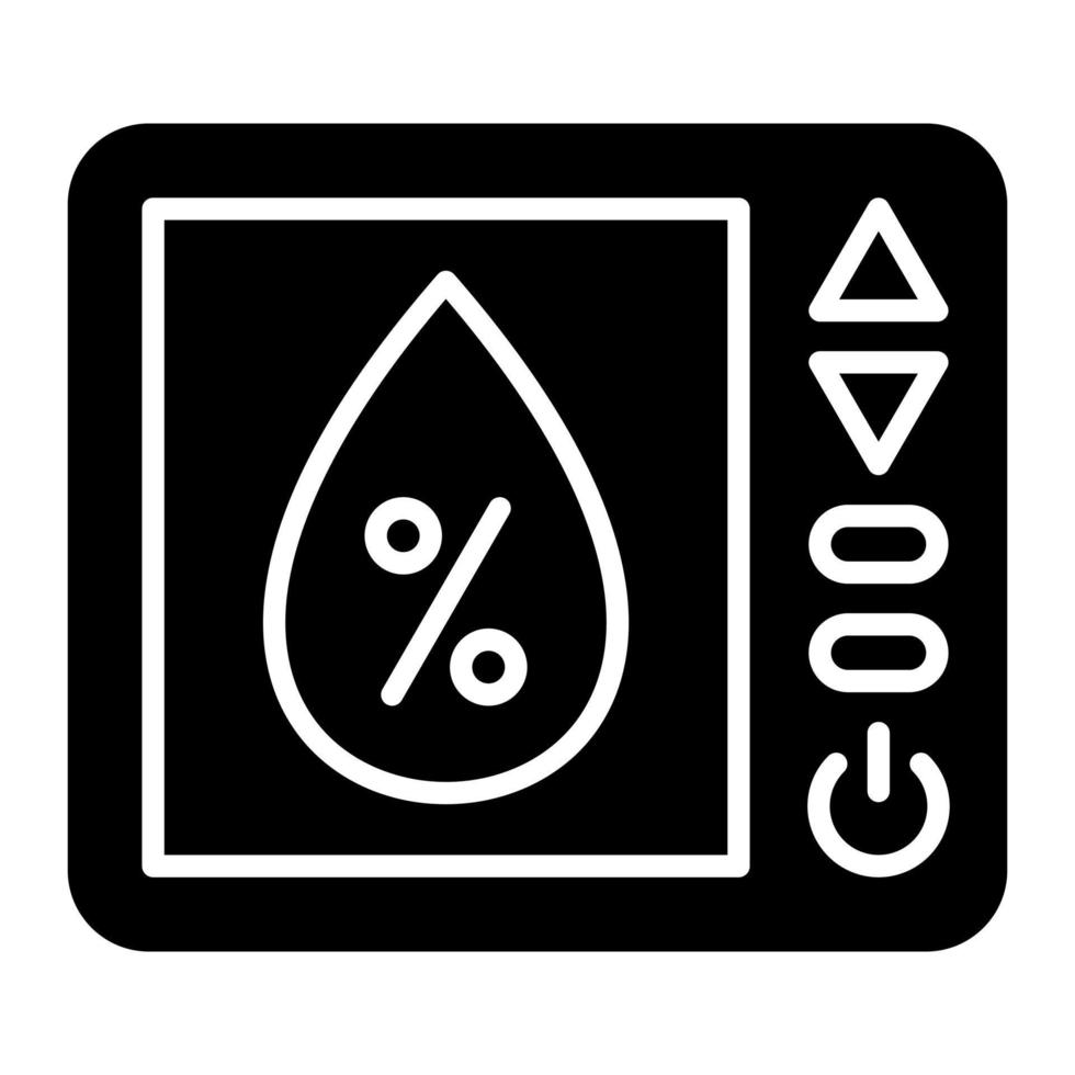 Humidity Sensor Line Icon vector