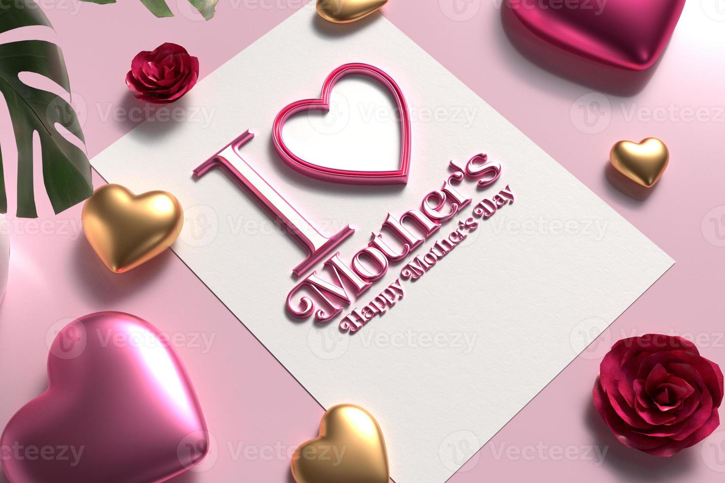happy mothers day card photo