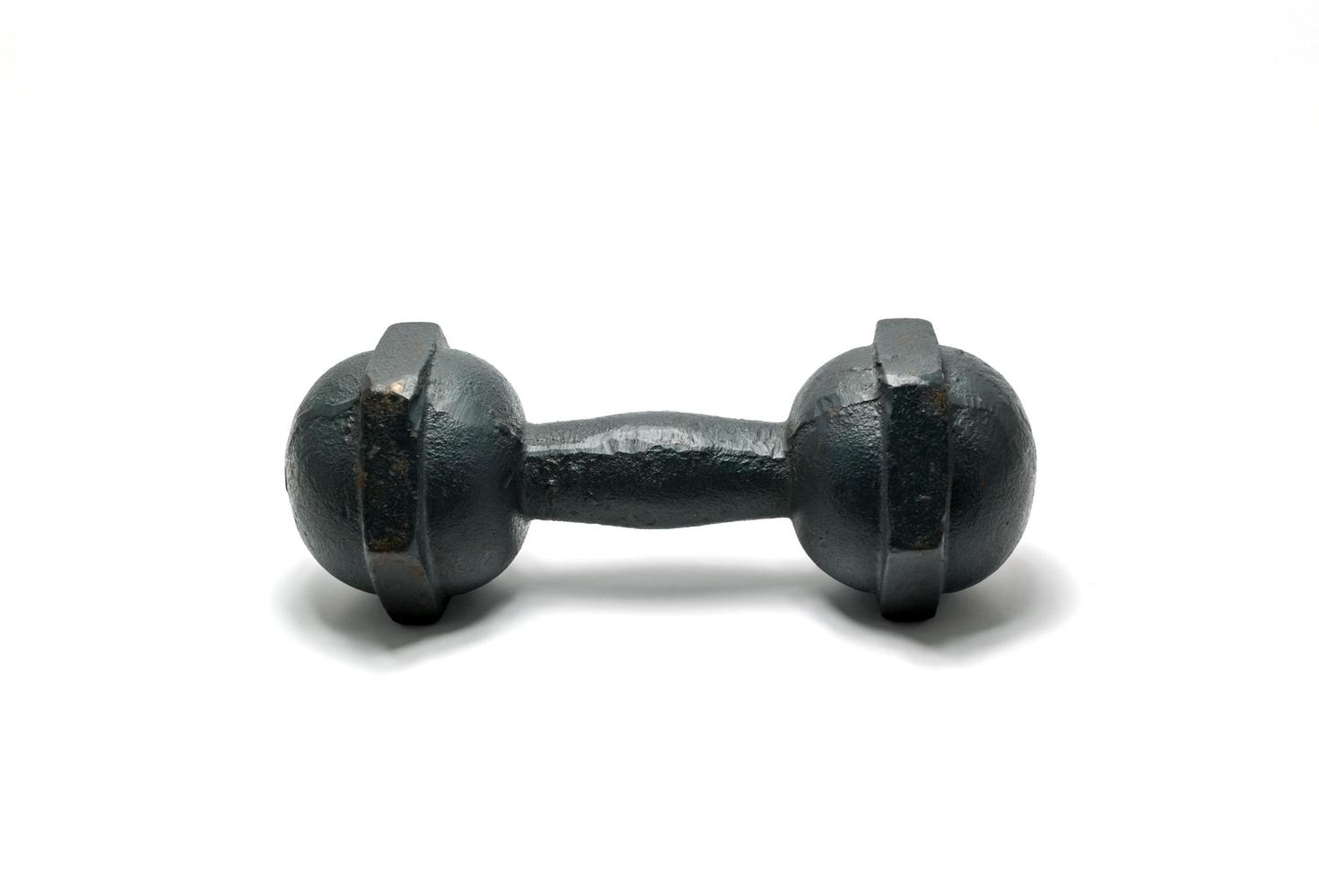 Dumbbell 2.5 Kg. isolated on white background.Handle grip. photo