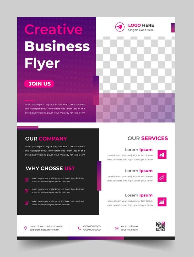 Corporate business flyer template design. digital marketing agency flyer, business marketing flyer. grow your business digital marketing new flyer. digital marketing flyer vector