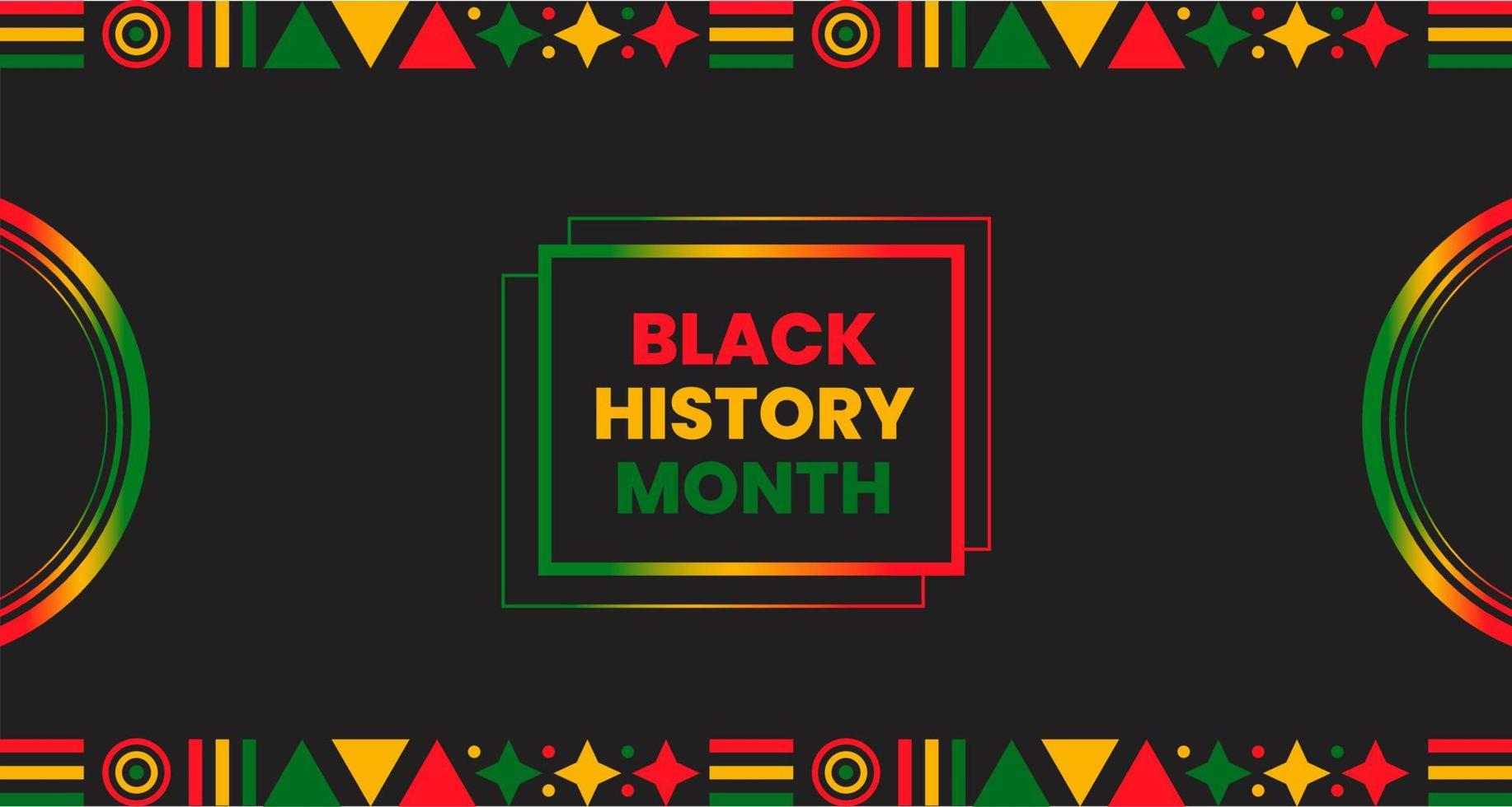 black history month background. African American History or Black History Month. Celebrated annually in February in the USA and Canada. black history month 2022 vector